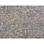 3D Cardboard Sheet “Quarrystone Wall” multi-coloured