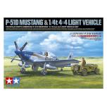 1/48 NORTH AMERICAN P-51D MUSTANG™ & 1/4-TON 4X4 TAMIYA'