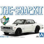 1/32 AOSHIMA NISSAN SKYLINE 2000 GT-R WHITE SnapKit