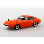 1/32 AOSHIMA NISSAN S30 FAIRLADY Z CUSTOM WHEEL ORANGE SnapKit