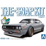 1/32 AOSHIMA NISSAN C110 SKYLINE GT-R CUSTOM (SILVER) SnapKit