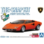 1/32 AOSHIMA LAMBORGHINI COUNTACH LP400 ORANGE SnapKit