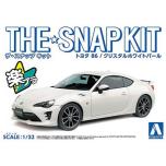 1/32 AOSHIMA TOYOTA86 CRYSTAL WHITE PEARL SnapKit