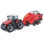 BURAGO Massey Ferguson 8740S 10 cm with Baler Lifter