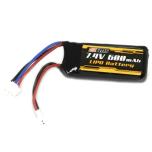 ROC HOBBY 7.4V 600mAh 2s LiPo aku