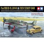 1/48 TAMIYA Focke-Wulf Fw190 D-9 JV44 & Citroën Traction