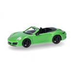 1/87 Porsche 911 (991) Carrera 2 Cabrio, lizard green HERPA